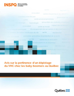 Avis sur la pertinence d’un dépistage du VHC chez les baby-boomers au Québec