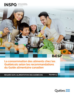 La consommation des aliments chez les Québécois selon les recommandations du Guide alimentaire canadien