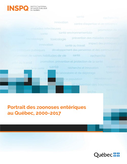 Portrait des zoonoses entériques au Québec, 2000-2017