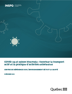 COVID-19 et saison hivernale : favoriser le transport actif et la pratique d’activités extérieures