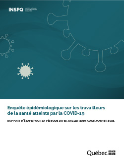 Enquête épidémiologique sur les travailleurs de la santé atteints par la COVID-19